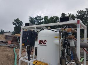 PV500 industrial vacuum pumping sludge and slurry